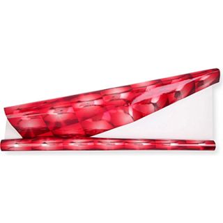 CHRISTMAS   Red 3D hologram wrapping paper