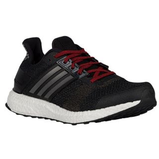 adidas Ultra Boost ST   Mens   Running   Shoes   Black/Iron Metallic/Vivid Red