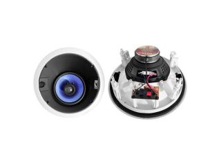 PyleHome   250 Watt 6.5'' High Performance Directional Two Way In ceiling Speaker System w/Adjustable Treble Control