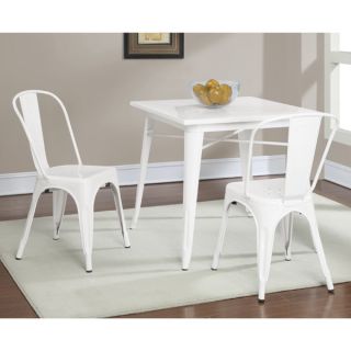 Tabouret White Metal Dining Table  ™ Shopping   Great