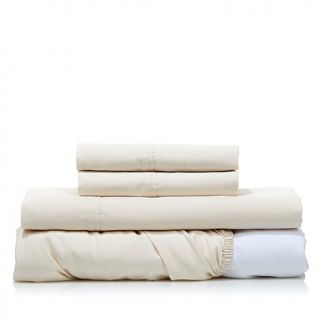 Concierge Collection 4 piece Sheet Set with Padded Fitted Sheet   7744808