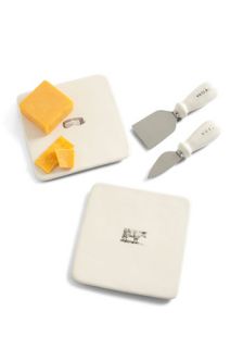 Cheese and Thank You Serving Set  Mod Retro Vintage Kitchen