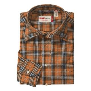 Mason’s Brushed Cotton Plaid Sport Shirt (For Men) 4291P 61