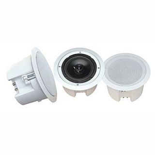 Pyle PDPC82 250 W 8 In Ceiling 2 Way Flush Mount Enclosure Speaker System
