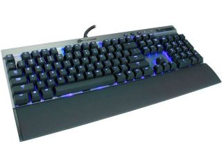 Corsair Vengeance K70 Mechanical Gaming Keyboard Gunmetal   Cherry MX Blue (CH 9000045 NA)