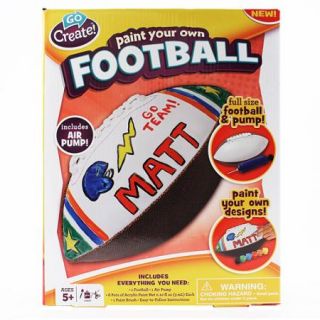 Go Create Paint Your Own Football