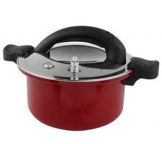 Gordon Ramsay 6 qt. Nonstick Low Pressure Stovetop Cooker with Glass Lid —