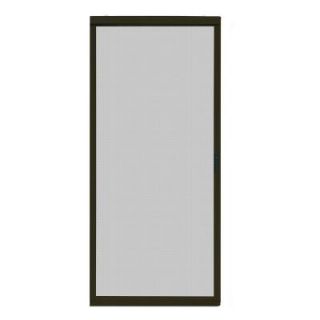 Unique Home Designs 36 in. x 80 in. Ultimate Bronze Metal Sliding Patio Screen Door ISPM300036BRZ