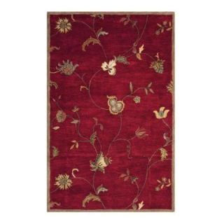 Home Decorators Collection Lenore Red 8 ft. x 11 ft. Area Rug 0546840110
