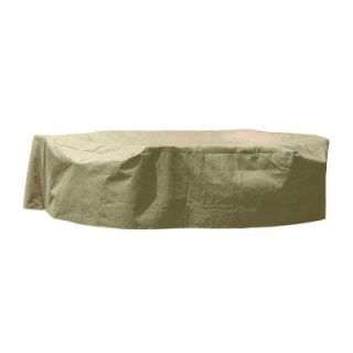 DryTech Large Rectangular Khaki Patio Table with Chair Cover STO12784