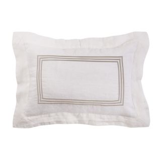 Roxbury Park Baratto Linen Ivory Prairie Neck Roll Decorative Pillow