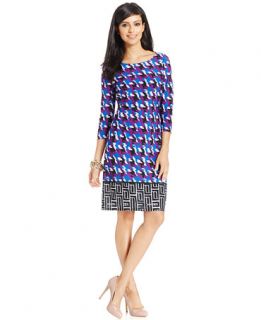 Style & Co. Combo Print Shift Dress, Only at   Dresses   Women
