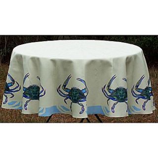 Betsy Drake Interiors Crab Tablecloth; 58 W Round
