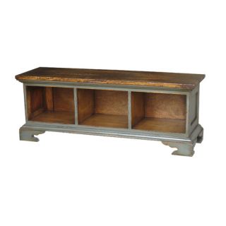 Suitcase Foot Wood Storage Entryway Bench