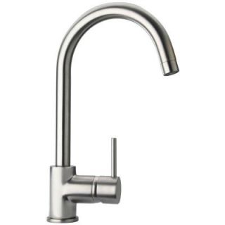 LaToscana Elba Single Handle Pull Down Stream Only Kitchen Faucet in Brushed Nickel 78PW591LFTS
