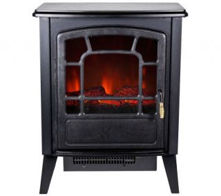 Frigidaire Bern Retro Style Floor Standing Electric Fireplace —
