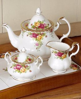 Royal Albert Old Country Roses 3 Piece Tea Set   Fine China