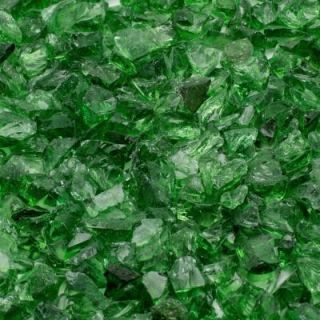 Margo Garden Products 1/4 in. 25 lb. Green Landscape Glass DFG25 L011S