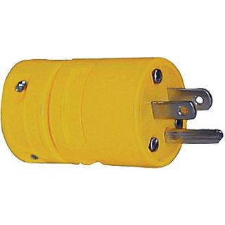 Super Safeway Rubber Plug, 0.335   0.64 in Conductor, 125 V, 15 A