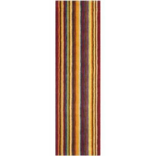 Safavieh Handmade Himalayan Gabeh Stripe Wool Rug (2'3 x 10')