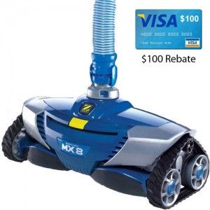 Zodiac MX8 Baracuda In Ground Suction Side Robotic Pool Cleaner