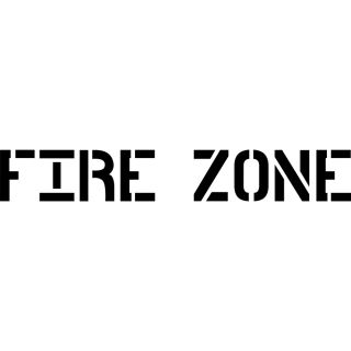 Stencil Ease 24" Fire Zone Stencil