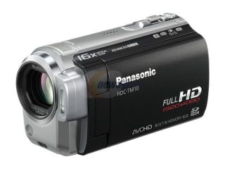 Panasonic HDC TM10 Black 1/6" MOS 2.7" 230K Wide LCD 16X Optical Zoom Full HD 8GB Flash Memory Camcorder