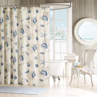 Home Essence Rockaway Cotton Shower Curtain