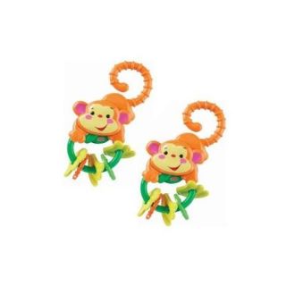 Fisher Price Rainforest Monkey Teether, 2 Pack