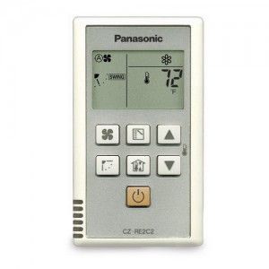Panasonic AC CZ RE2C2 Ductless Air Conditioning Simplified Wired Remote