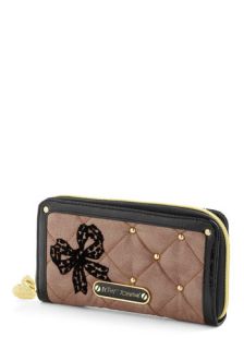 Betsey Johnson Quilt to be Tied Wallet  Mod Retro Vintage Wallets
