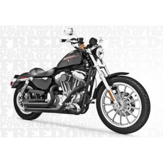 Freedom Performance Amendment Exhaust Black Fits 04 13 Harley Davidson XL 883L Sportster Superlow