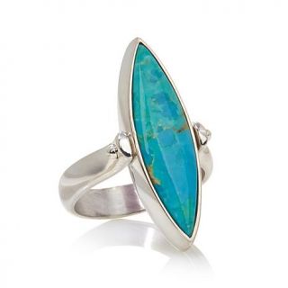Jay King Reversible Blue and Purple Turquoise Sterling Silver Ring   7778917