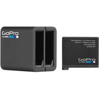 Used GoPro Dual Battery Charger with Battery for HERO4 AHBBP 401