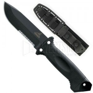 Gerber Knives 22 41629 LMF II Infantry Fixed Blade Knife, Stainless Steel   Black Finish