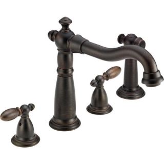Delta Victorian Two handle Widespread with Spray Venetian Bronze