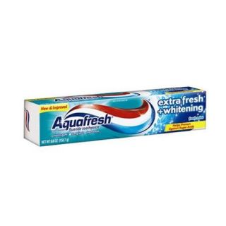 Aquafresh Extra Fresh Whitening Tube Toothpaste, 5.6 oz (Pack of 4)