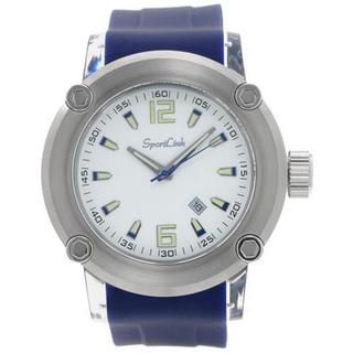 SportLink Mens Blue Rubber Date Watch   16537093  