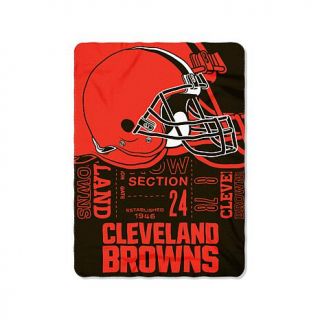 Officially Licensed NFL 66" x 90" Polar Fleece Throw by Northwest   Browns   7767208