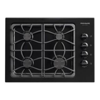 Frigidaire Gallery 30 in. Deep Recessed Gas Cooktop in Black with 4 Burners FGGC3045KB