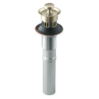 Brass Bathroom Sink Drain in Vibrant Brushed Nickel K 7127 A BN