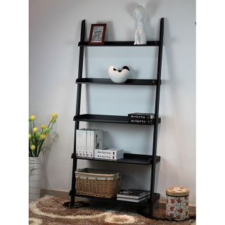 34 inch Wood Leaning Ladder Book Shelf  ™ Shopping   Great
