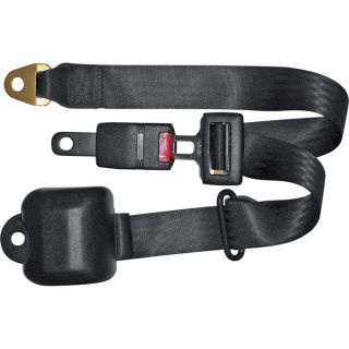 AmSafe 3-Pt. Retractable Seat Belt — Black, Model# 800556XX  Seat Accessories