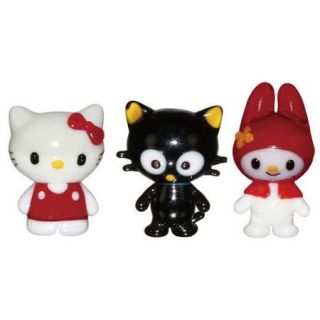 Looking Glass 3 Piece Hello Kitty 1, Chococat and My Melody Figurine Set