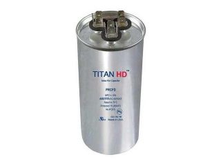 TITAN HD PRCFD505A Motor Run Capacitor, 50/5 MFD, 440V, Round