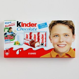 Kinder Chocolate Bars, Set of 10