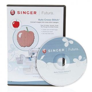 Singer® Futura Auto CrossStitch Embroidery Software CD ROM   7260292
