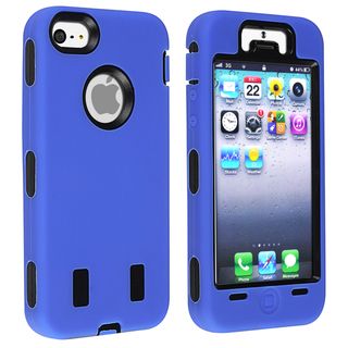 BasAcc Black Hard/ Blue Skin Hybrid Case for Apple® iPhone 5