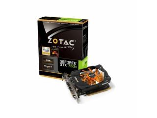 New ZOTAC NVIDIA GeForce GTX 750 Ti 2GB GDDR5  DVI/ HDMI pci e Video Card