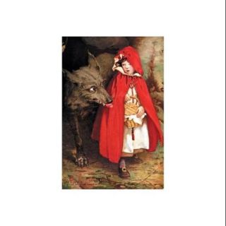 Little Red Riding Hood Print (Canvas Giclee 20x30)